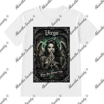 Virgo - Pure but Dangerous T-Shirt Printed in USA