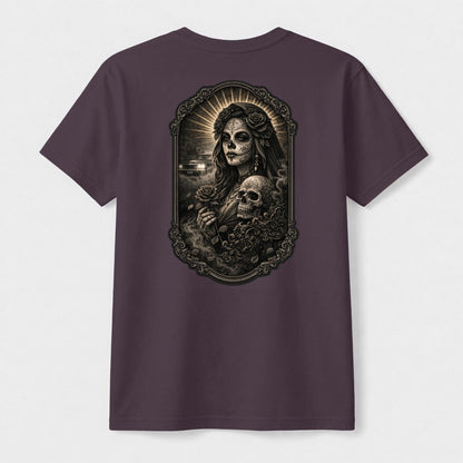 For Tha Homies | Double-Sided DTG Tee | Dark Chicana Gothic Streetwear