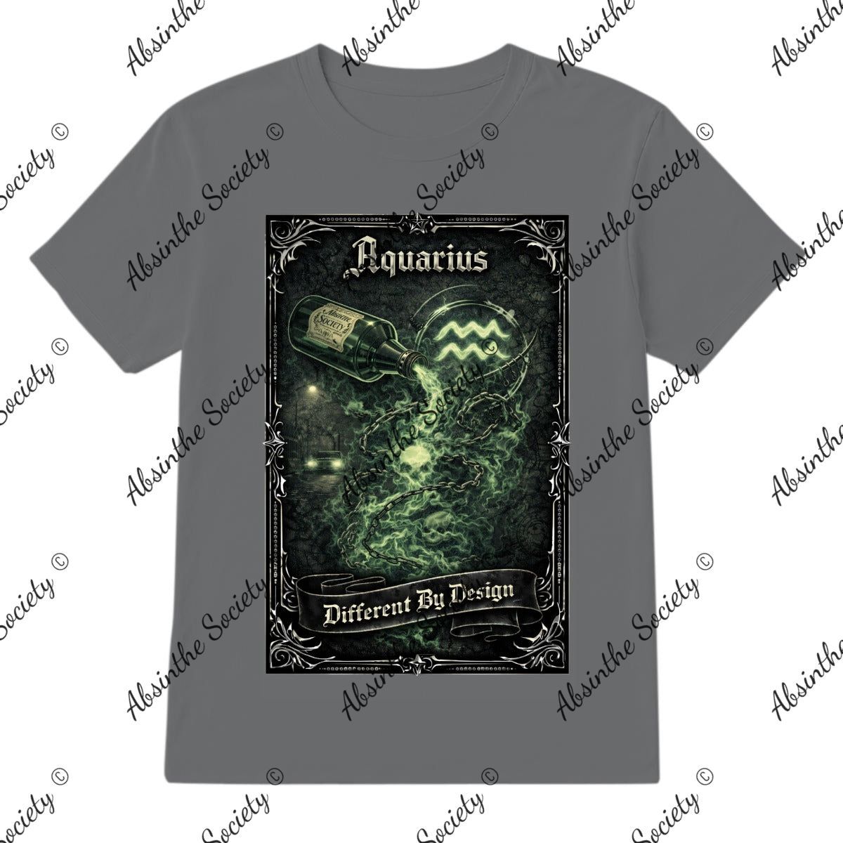 Aquarius T-Shirt Printed in USA|