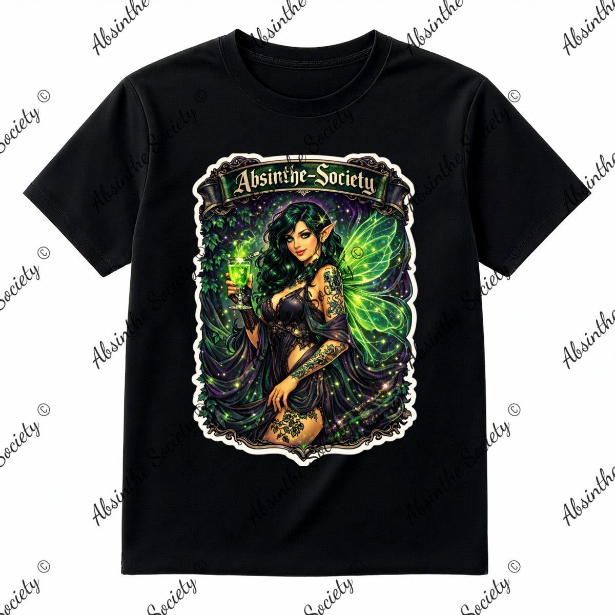 Green Fairy- Full Scale T-Shirt Printed in USA