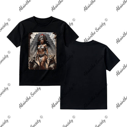 Jaguar Queen | Unisex T-Shirt | Gildan 5000 | DTF Print | Printed in USA | Absinthe Society Black