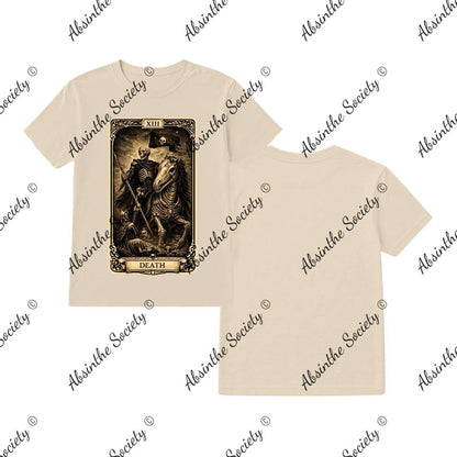 Death unisex T-Shirt Printed in USA Sand