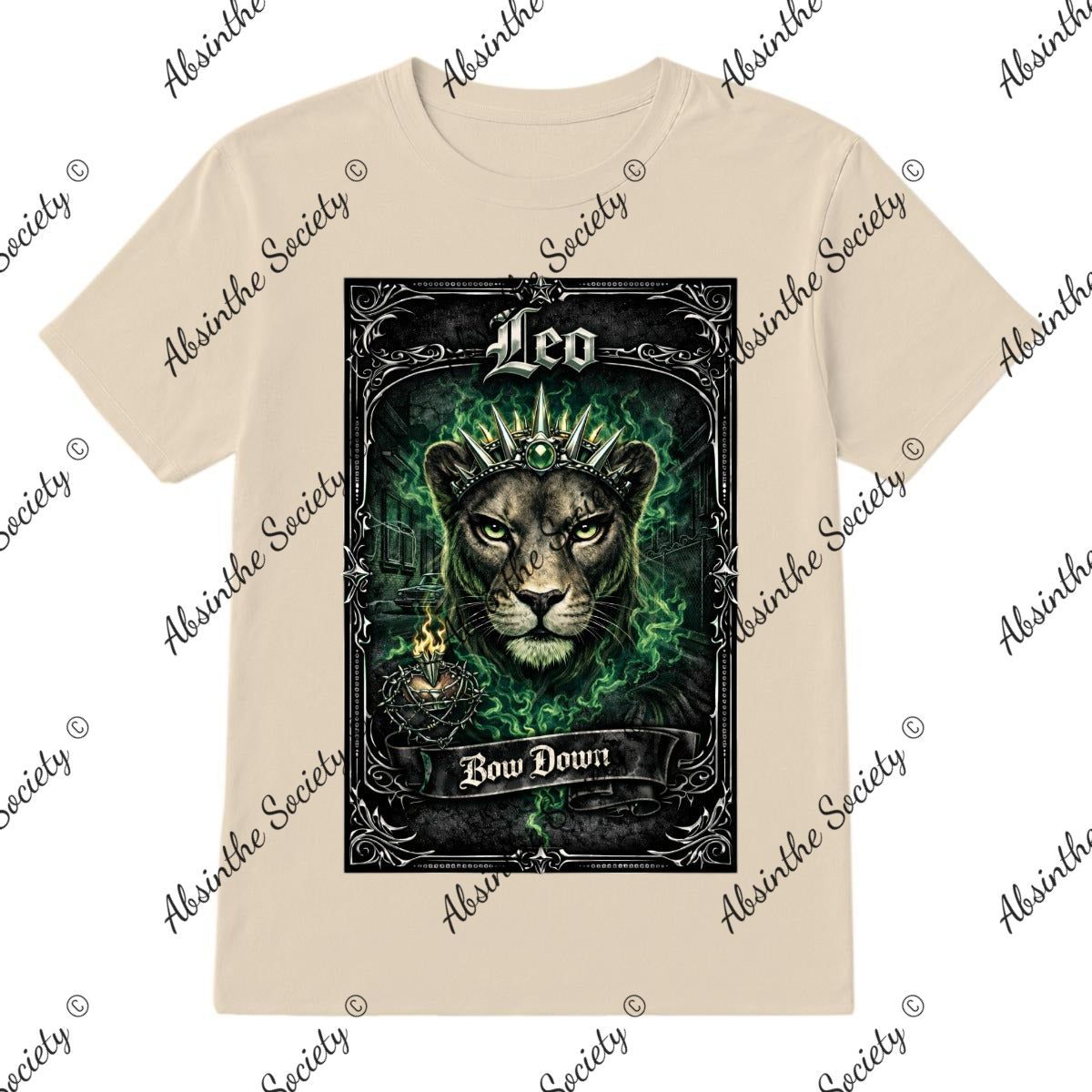 Leo Lioness T-Shirt Printed in USA
