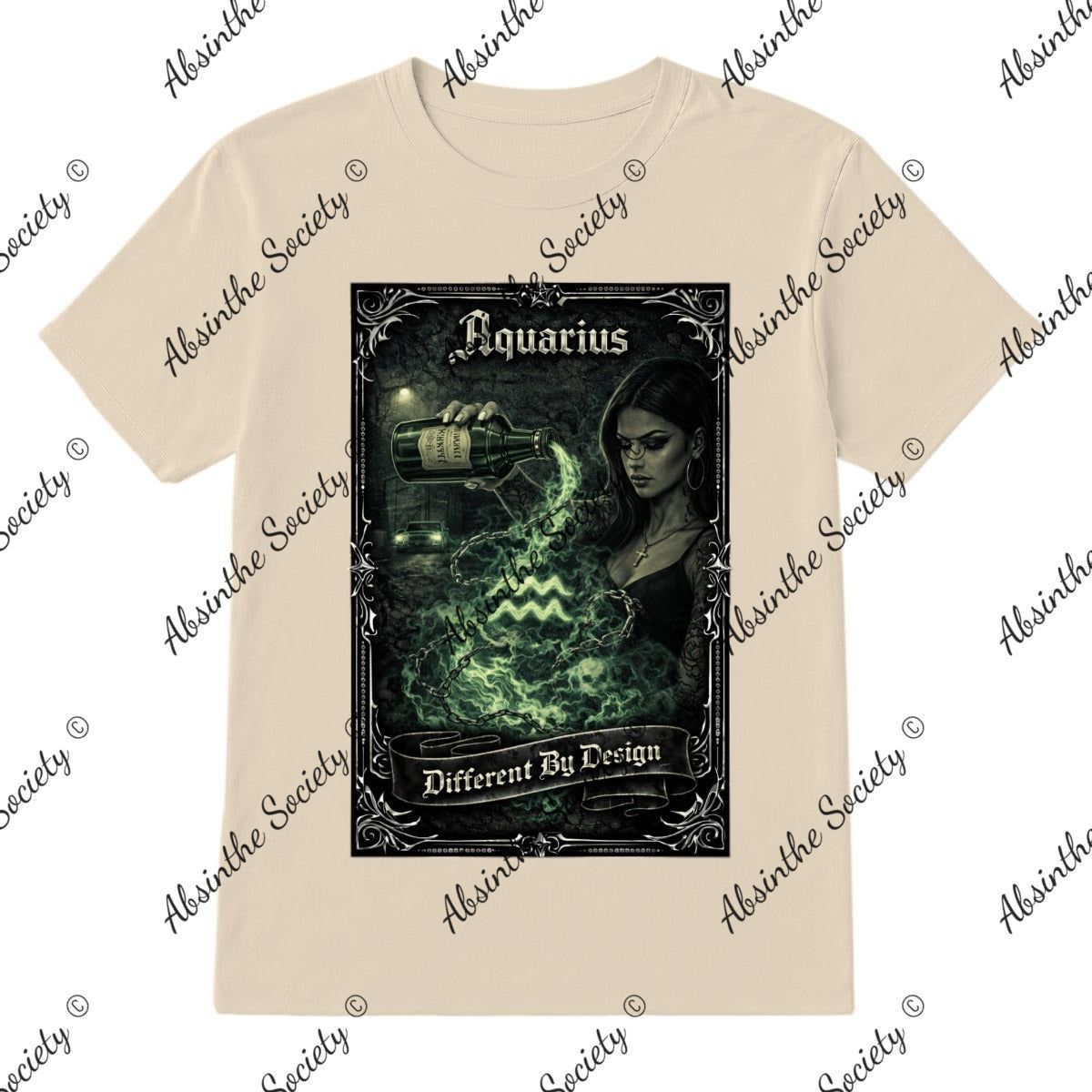 Aquarius- Different by Design T-Shirt Printed in USA